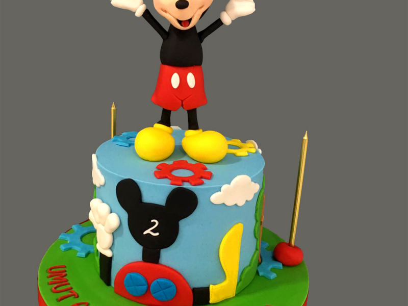 Mickey Mause 2 Yaş Doğum günü Pastası