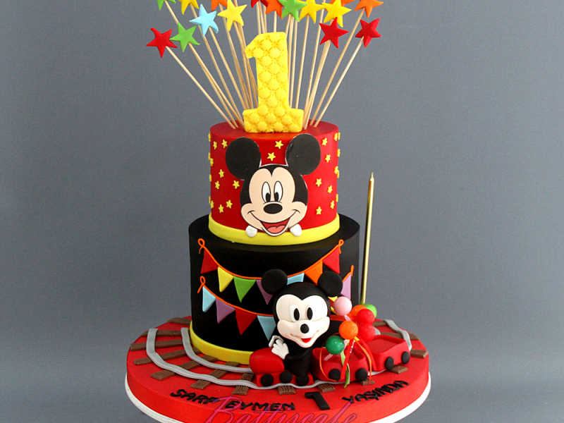 Mickey Mause Doğum günü Pastası