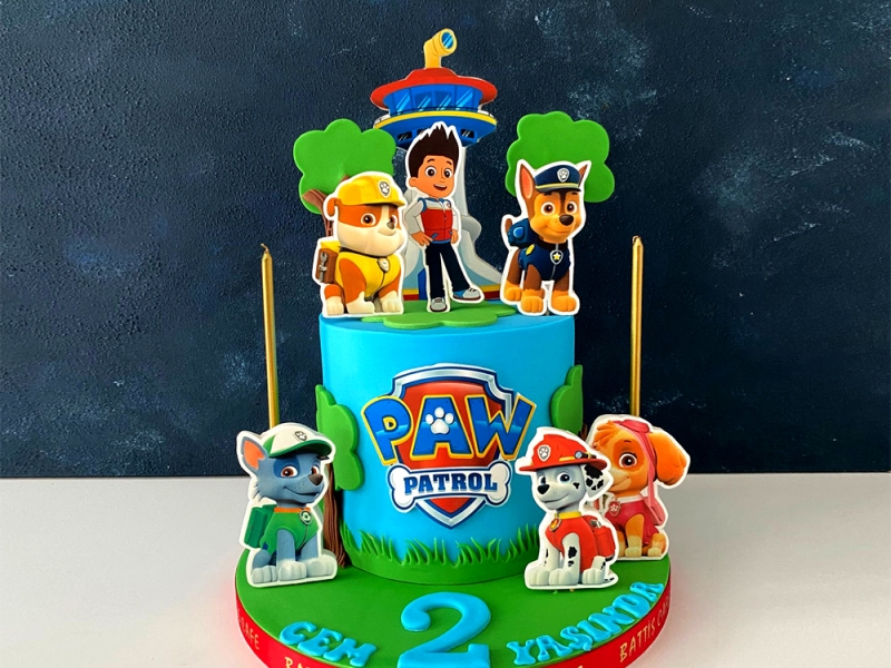 Paw Patrol Doğum günü Pastası