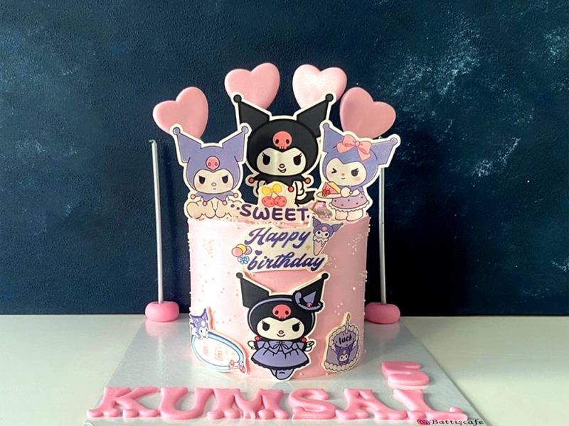 Kuromi Doğum günü pastası