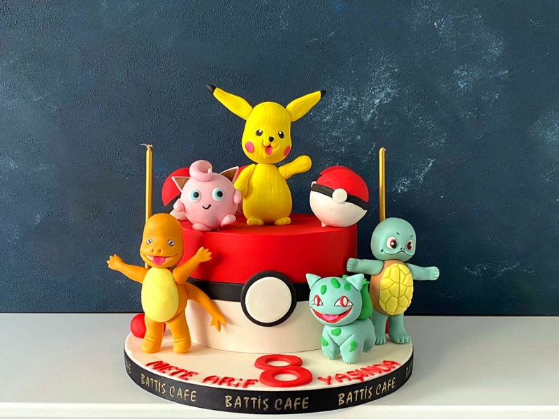 Pokemon Doğum günü pastası