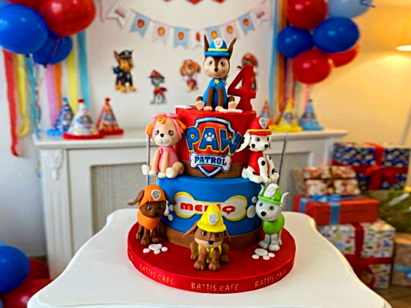 Paw Patrol Doğum günü Pastası