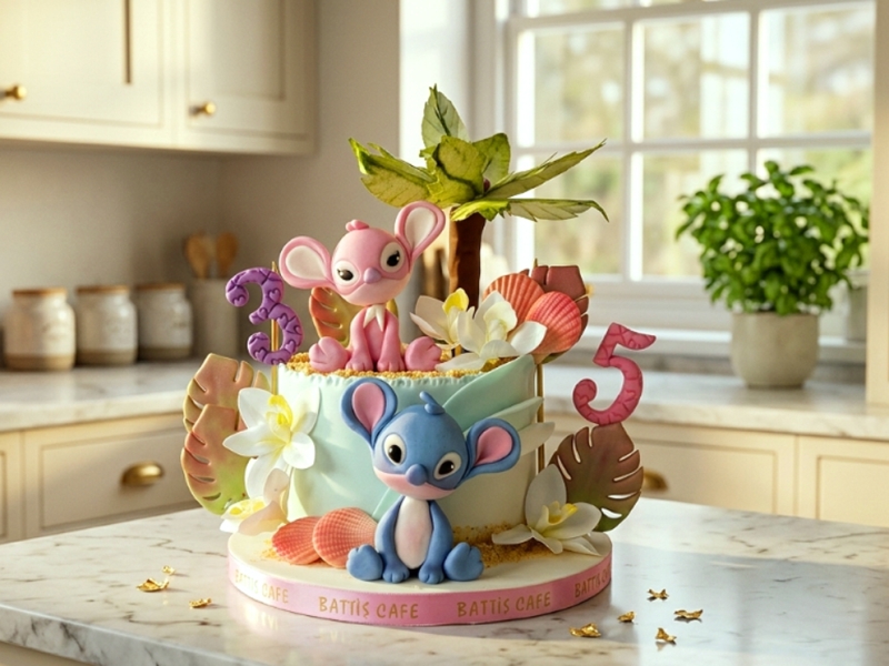 Stitch Doğum günü Pastası