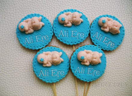 Baby Shower Kurabiyeleri Ali Efe