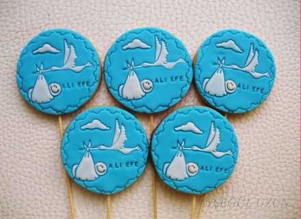 Baby Shower Kurabiyeleri Ali Efe