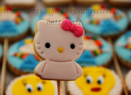 Hello Kıty Kurabiyeleri