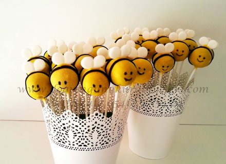 Arı Temalı Cake Pops