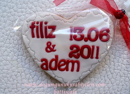 Eşe Doğum Günü Kurabiyeleri ''filiz&adem''
